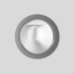 Wandinbouwarmatuur, voor binnen- en buiten, Zilver 3000 K