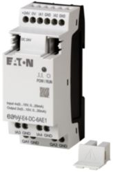 I/O expansion, For use with easyE4, 24 V DC, Inputs expansion (number) analog: 4, screw terminal