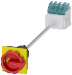 SENTRON, 3LD switch disconnector, EMERGENCY OFF switch, 3-pole, Iu: 16 A