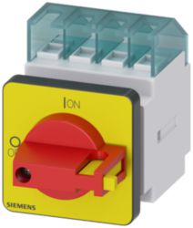 SENTRON, 3LD switch disconnector, EMERGENCY OFF switch, 4-pole, Iu: 16 A