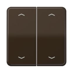 Schakelwip, met pijlsymbolen, duroplast, CD range, bruin