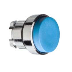 KOP VERHOOGD, METAAL, BLAUW