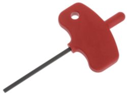Hexagonal scewdriver, for axial screw, With grip, 40 A contact (A/F 2)