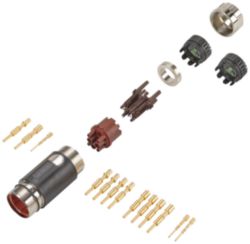 power connector 6-pole Sz. 1.5 type: 6FX2003-0LA10 pins, male thread 1x 6-pole insulator 5x pin contacts (1.5-4 mm2) 5x pin contacts (6-16 mm2) 3x ...