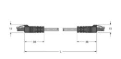 kabel voor Industrial Ethernet, Aansluitkabel