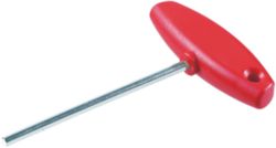 Hexagonal driver for axial screw, With grip, A/F 5 (e. g. Han® 200 A Axial module)