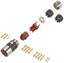 power connector 6-pole Sz. 1.5 type: 6FX2003-0LU10 socket, screw cap 1x 6-pole insulator 5x socket contacts (1.5-4 mm2) 5x socket contacts (6-16 mm...