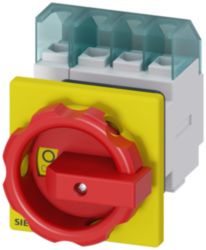SENTRON, 3LD switch disconnector, EMERGENCY OFF switch, 4-pole, Iu: 32 A
