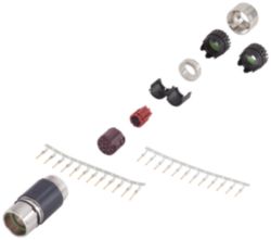 Signal connector 12-pole type: 6FX2003-0SA80 Socket, Male thread Direction of rotation pins for Heidenhain encoder connection Pack=1 unit
