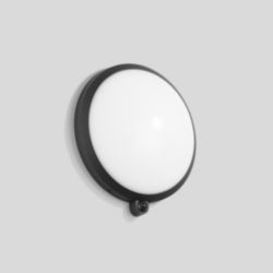 Wandarmatuur met PIR-sensor, voor binnen- en buiten, Grafiet 3000 K