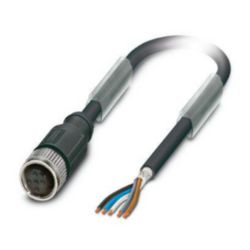SAC-5P-10-PUR/M12FS SH VA BK