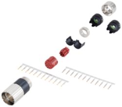 Signal connector 17-pole type: 6FX2003-0SU17 union nut socket 1x 17-pole insulator 17x cont. (0.08-0.22 mm2) 17x cont. (0.20-0.56 mm2) 2x cable ter...