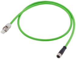 DRIVE-CLiQ cable Type: 6FX8002-2DC30 Pre-assembled for direct measuring systems with 24 V Connector RJ45, IP20 and Mating connector M12, IP67 MOTIO...