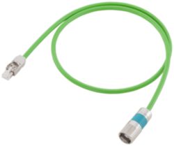 Signal cable pre-assembled type: 6FX8002-2DD40 DRIVE-CLiQ with 24 V M17 female full thread/ RJ45 IP20 MOTION-CONNECT 800PLUS UL/CSA, DESINA, Traila...