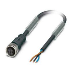 SAC-3P-10,0-PVC/M12FS BK