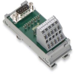 Interface module with solder pin Male connector