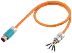 Power cable pre-assembled type: 6FX7002-5LM82 4x 6 C M32/1FN3 screw connection Connector full thread Sz. 1.5 the converter side for SIMODRIVE/MASTE...