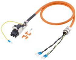 Power cable pre-assembled type: 6FX8002-5CP21 4x 4 C Screw connection M32/1PH810. for SINAMICS S120 Motor Module Booksize MOTION-CONNECT 800PLUS UL...