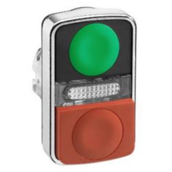 VERLICHTE KOP DUBBELE TOETS METAAL