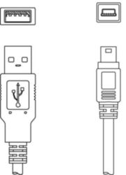 Verbindingskabel KSS US-USB2-A-mic-B-V0-018