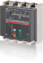 Tmax T7H M 1250/R1250 4P vast met vooraansluiting PR232/P-LSI microprocessor bev. In = 1250A Im = 750 - 15000A