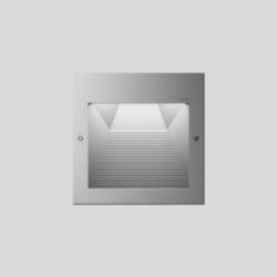 Plafond- en wandinbouwarmatuur, voor binnen- en buiten, Zilver 4000 K