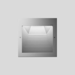 Plafond- en wandinbouwarmatuur, voor binnen- en buiten, Zilver 3000 K