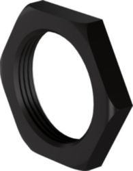 TEGENMOER M 20 x 1,5 ZWART