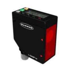 Foto-elektrische sensor, Diffuse lasersensor (driehoeksmeting), Met an