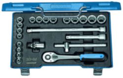 Dopsleutelset 3/8" 22-dlg 6-kant 6-22 mm