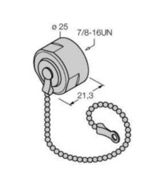 toebehoren voor veldbussystemen, afsluitstop 7/8"