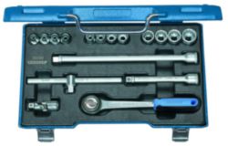Dopsleutelset 3/8" 17-dlg UD 6-19 mm