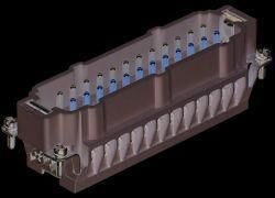 Inserts, Screw termination, Male, Polycarbonate, RAL 7032 (pebble grey