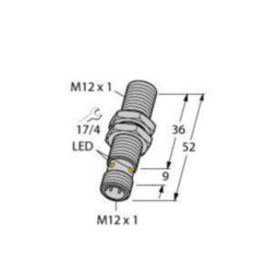Inductieve sensor, voor de levensmiddelenindustrie