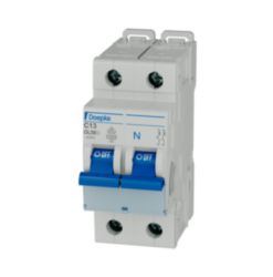 Miniature circuit-breakers 1-pole+N, C-Char, 230 V/13 A AC, 60 V/13 A DC, 10 kA