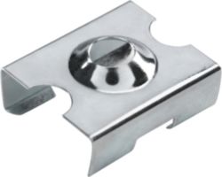 2 galvanised mounting brackets