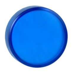 LENS BLAUW 22MM ROND TBV LAMP/NEON