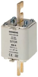 SITOR fuse link, with slotted blade contacts, NH2, In: 550 A, aR