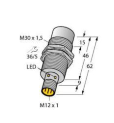 Inductieve sensor, voor de levensmiddelenindustrie