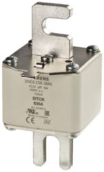 SITOR fuse link, with slotted blade contacts, NH1, In: 200 A, aR