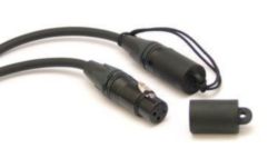 beschermdop rubber tbv kabeldelen XLR en etherCON