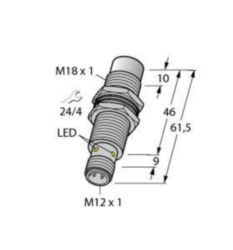 Inductieve sensor, voor de levensmiddelenindustrie