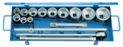 Dopsleutelset 3/4" 16-dlg 6-kant 22-60 mm