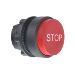 KOP DRUKKNOP, ROOD, ''STOP''