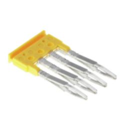 Cross-connector (terminal), Plugged, Number of poles: 4, Pitch in mm: