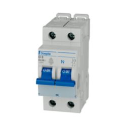 Miniature circuit-breakers 1-pole+N, D-Char, 230 V/8 A AC, 60 V/8 A DC, 10 kA