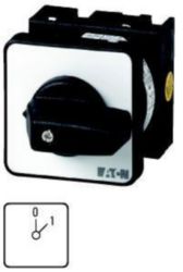 ON-OFF switches, T0, 20 A, flush mounting, 1 contact unit(s), Contacts