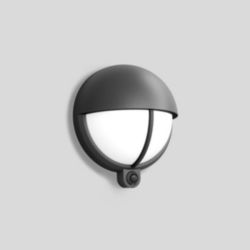 Wandarmatuur met PIR-sensor, voor binnen- en buiten, Grafiet 3000 K