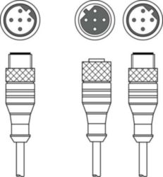 Verbindingskabel K-YPB M12A-5m-M12A-S-PUR