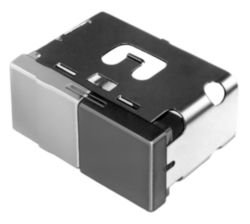 Lens tweedelig, glashelder 17,6x37.6